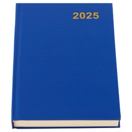 2025 Diary,A5 Diary 2025 Day Per Page,Agenda 2025 from 2025 January to December,12 Months Daily Planner Organize Your Daily Life with Monthly Tab,Bookmark (Blue)
