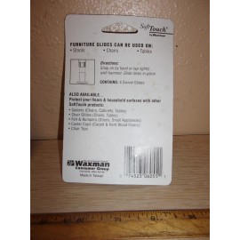 Waxman NOS VINTAGE LOT OF 2 PKGS OF 4(3/4") SWIVEL 6055 FURNITURE GLIDES READ DESCRIPTI