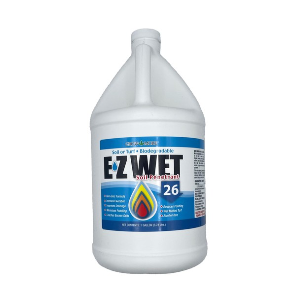 Grow More 8016 EZ Wet Soil Penetrant 26%, 1-Gallon
