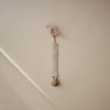 mushie Linen Baby Pacifier Clip Holder | Soft Fabric Strap,