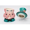 Fine Ceramic Fashion Lady Candy Cookie Jar by Dollymamas by