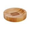 Sustainable Bamboo Soap Dish Round | Zero-Waste Soap Dish for