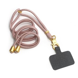 Tech Candy The Hookup Universal Lanyard Mobile Cell Phone Strap, Rose Gold - Quality, Wrist, Neck, Crossbody, Adjustable