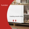 Aroilder Sliding Door Track, Fit 1/4" Thick Panels, U Channel