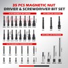 AKM TOOL 35Pcs Magnetic Nut Driver Set, Nut Driver Set
