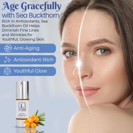 LESARRA Bakuchiol Face Serum is Natural Organic Vegan Retinol Alternative Face Serum, AntiAging AntiWrinkle, Bakuchiol Moisturizer, Bakuchiol Serum, Bakuchiol Retinol Alternative Serum, Bakuchiol Oil