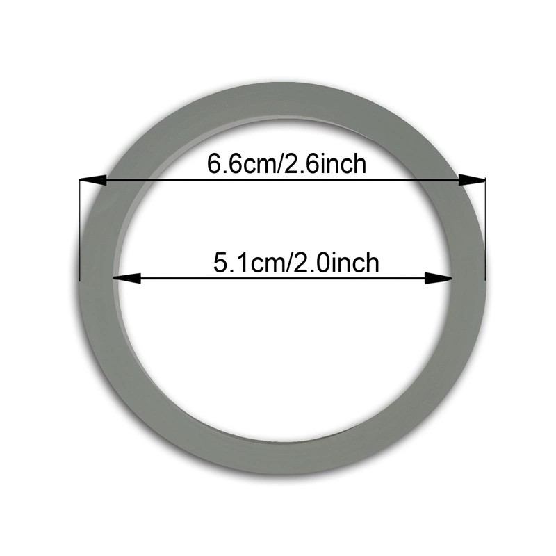 (2 Pack) Grey Blender Gasket, Compatible with Osterizer and Oster