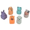 6pcs Baby Soft Blocks Animal Stacking Building Blocks Squeezing Teething
