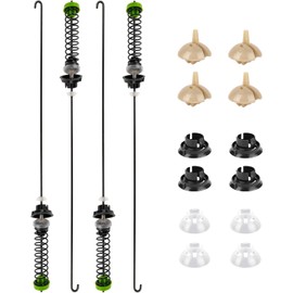 BlueStars 2025 Upgraded W11130362 Washer Suspension Rod Kit Replacement Part - Compatible with Whirlpool Maytag Kenmore Washers - Replaces PS12347546 AP6262443 W10594080 (As pictured)