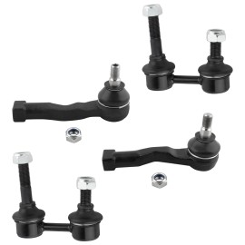 Unbranded 4pcs Front Sway Bars Outer Tie Rod Links Kit For 2002 2003 2004 2005 Kia Sedona