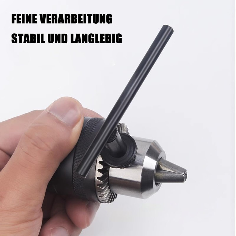 Pack of 6 Drill Chuck Keys, 4/6/10/13/16/20 mm Metal Drill