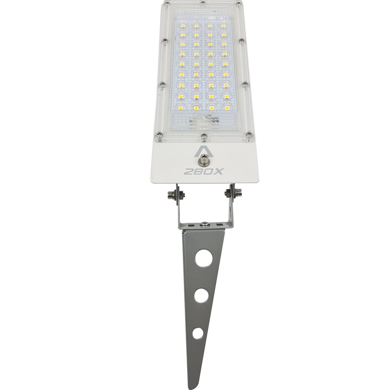 Mii-PWR Flag Pole Light Solar Powered A280X Metal Flood Sign