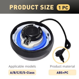 Flewdart Fuel Cap Compatible with A209 C216 R171 R230 S211 W203 W211 X204 OE Reference Numbers A2214700605 2214700605