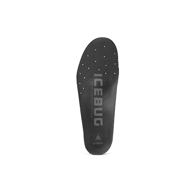Icebug Slim Insoles with Dynamic Arch Support, Black High Arch,
