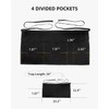 Xeoxarel 12 Pack Server Aprons with 4 Pockets, Unisex Waitress