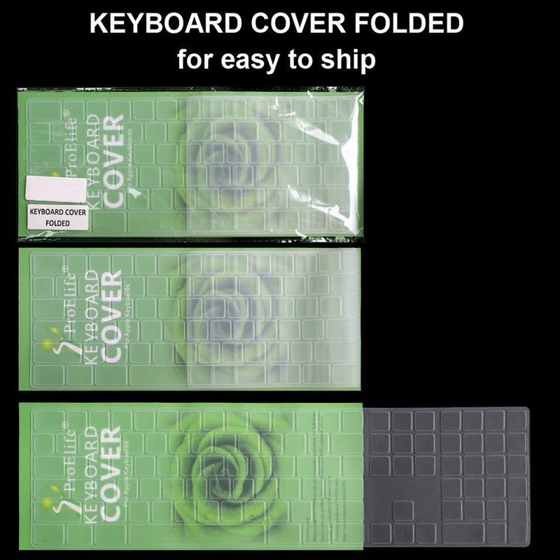 ProElife Silicone Full Size Ultra Thin Keyboard Cover Skin for