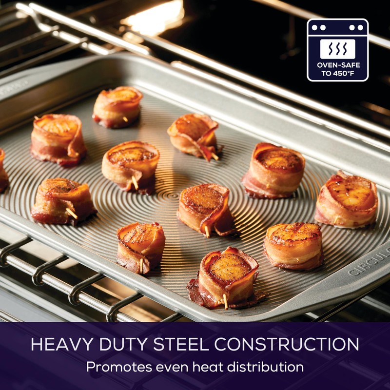 Circulon Total Bakeware Nonstick Cookie Baking Sheet, 10" x 15",