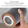 Coffee Bean Canister Airtight Stainless Steel Visible 800ml with Spoon