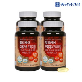 Jongkundang (현대Hmall)종근당건강 멀티케어 오메가3 프리미엄 EPA/DHA 4병(총 12개월분) (Hyundai Hmall) Jongkundang Health Multi Care Omega-3 Premium EPA/DHA 4 Bottles (Total 12 Months Supply)