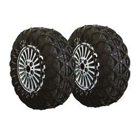 Jeremywell Heavy Duty SUV Car Truck Anti Slip Rubber Tire Snow Chains fits Tire sizes 205/55R16, 195/65R15