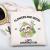 BAUNA ACNH Merchandise Inspired Tote Bag Sloth Lovers Gift Leif