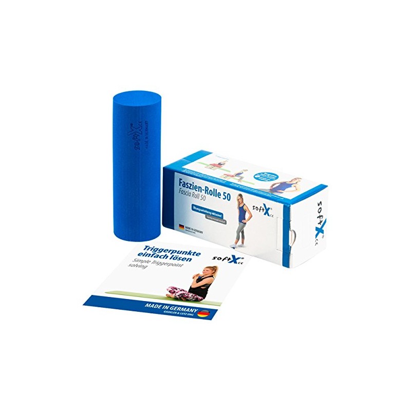 softX 6520177 Fascia Training Roller 50 Blue 15 x 5