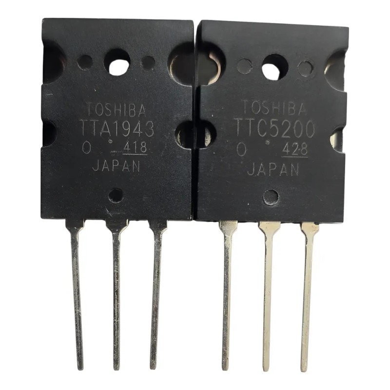 5 Pares Transistor Tta1943 / 2sa1943 Y Ttc5200 / 2sc5200