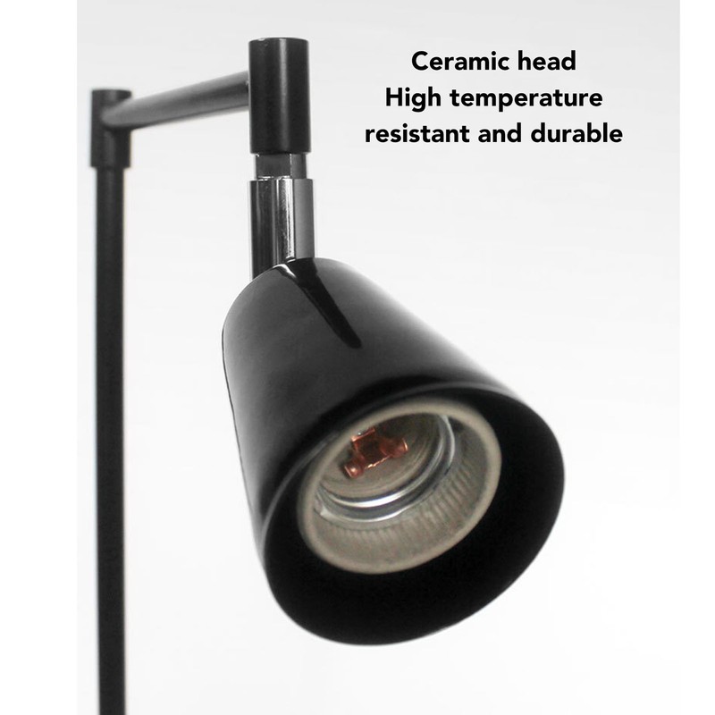 Reptile Lamp Stand Adjustable Multi Angle Rotation Clip Reptile Heat