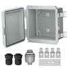 Joinfworld Outdoor Electrical Box Waterproof IP67 6X6 Plastic Project Box