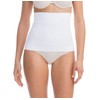 FarmaCell Shape 605 High Waist Microfibre Body Shaper, White