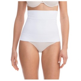 FarmaCell Shape 605 High Waist Microfibre Body Shaper, White