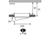 Paulmann 93425 LED Recessed Light Base Round Including 3 x