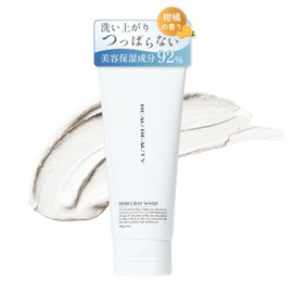 (92% Beauty Moisturizing Ingredients) Foaming Face Wash, 3 Types of Natural Minerals, Clay Ceramide, BEAU BEAUTY ERXR Clay Wash, 4.9 oz (140 g) (No Net)
