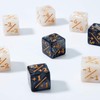 Sumind 24 Pieces MTG Dice Counters Token Dice Glitter D6