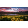 Utah Mountain Scene Photo License Plate