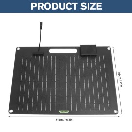 KEPEAK 80W Mono Solar Panel Trickle Battery Charger Kit Maintainer For Boat Car RV