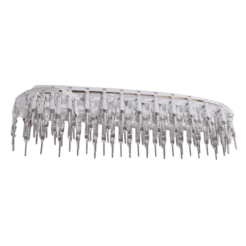 VKLSVAN 100pcs 2.54mm Man Jumper Wire Connector Metal Cable Pin