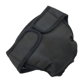 NACOCO 2 Pack Female Dog Diapers for Small Medium and Large Dogs, Adjustable and Leakproof Doggie Sanitary Panties, The Harassment of Pants and Safety Pants, Black&Red (L)