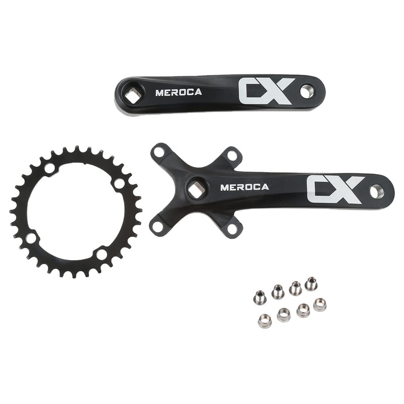 Etermeta Bicycle Crankset BCD104mm Aluminum Alloy Crank Road Bike Mountain