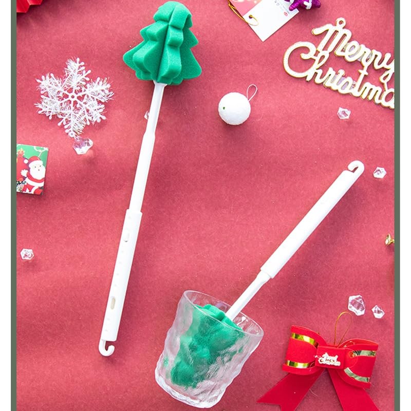 Bottle Soft Brushs Sponge Bottle Brushes 2 Pcs with 2