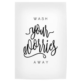 artboxONE Bathroom Bundle, Wash Your Worries Away, 30x20 cm