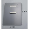 Stainless Steel Magnetic Clipboard with Pen - Multiple Sizes, Magnetic