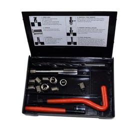3/8" x 16 UNC Imperial Tap Repair Cutter Kit Helicoil Damaged Threads 14pc Kit