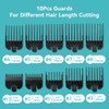 Clipper Guards Set Compatible with Most Wahl Clippers, Clipper Guides