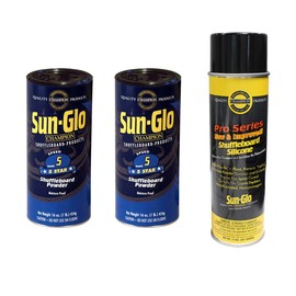 Sun-Glo 2 Cans #5 5 Star Wax and 1 Can of Silicone Spray