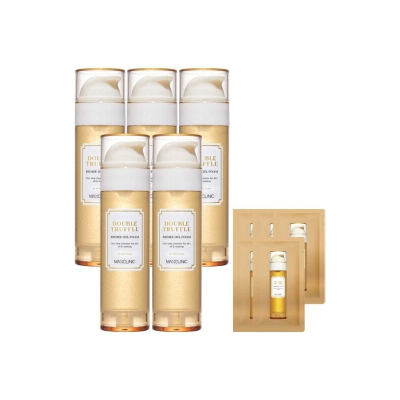 Maxclinic 홈쇼핑 최신상 맥스클리닉 오일 폼 클렌징 더블 트러플 바이옴