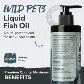 Wild Liquid Fish Oil for Dogs 8fl oz