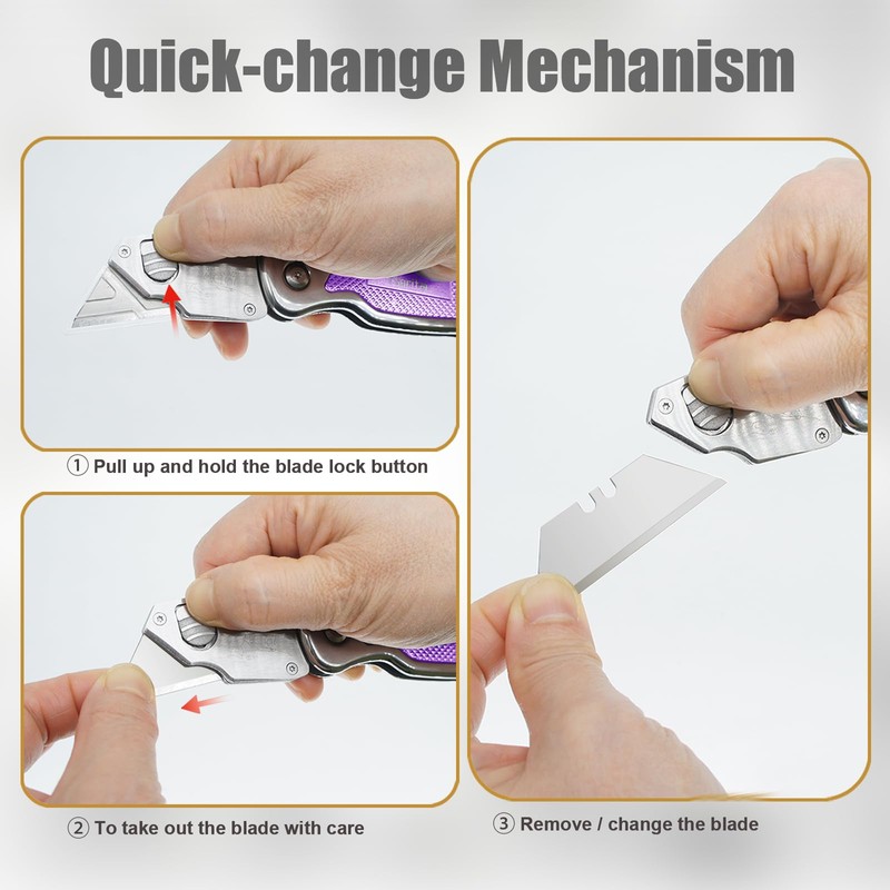 Harita Box Cutter Utility Knife Cutter Knives with Quick Change