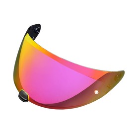 ZQIYDYP Helmet Shield for i70/i10/HJ-31 Helmets, UV Protection Windproof Moto Helmet Visor Shield Helmet Accessories (Revo Rose Red)