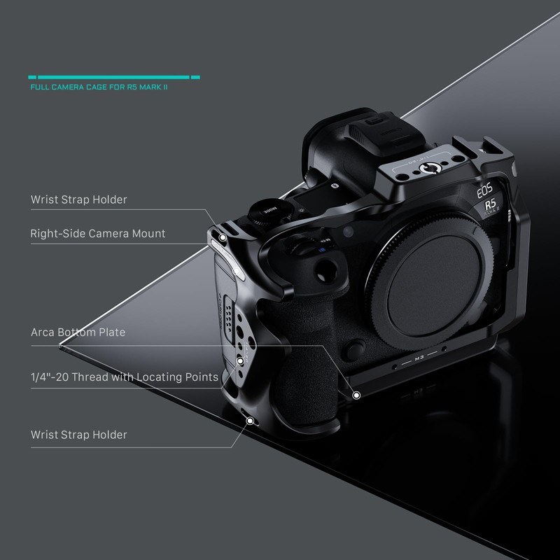 TILTA Half Camera Cage Compatible with Canon R5 Mark II,